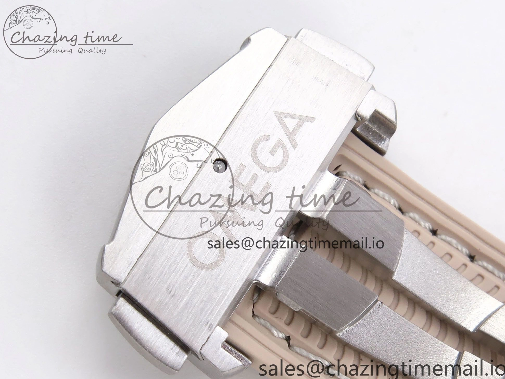 0323 Planet Ocean 43.5mm SS VSF 1:1 Best Edition Brown Bezel Sand Dial on Sand Rubber Strap A8900 Super Clone Neat 7710